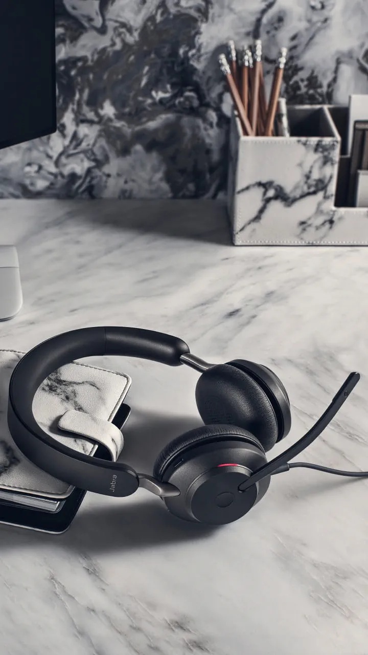 Jabra Evolve2 40 Duo USB-C Kulak &Uuml;st&uuml; Kulaklık